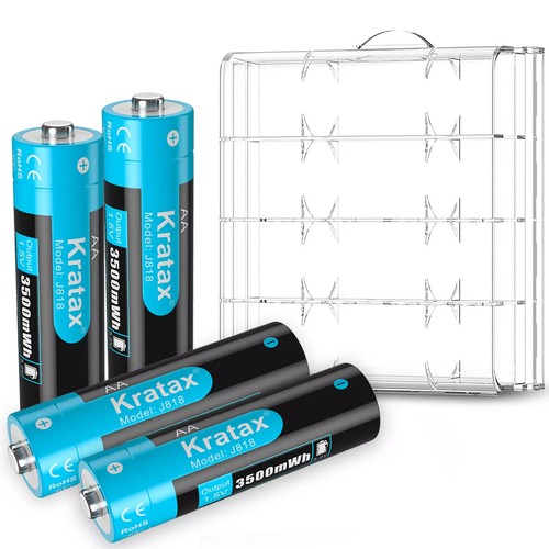 1.5V AA 3500mWh AAA Rechargeable Lithium Batteries Capacity Long Lasting Lot - Picture 8 of 23