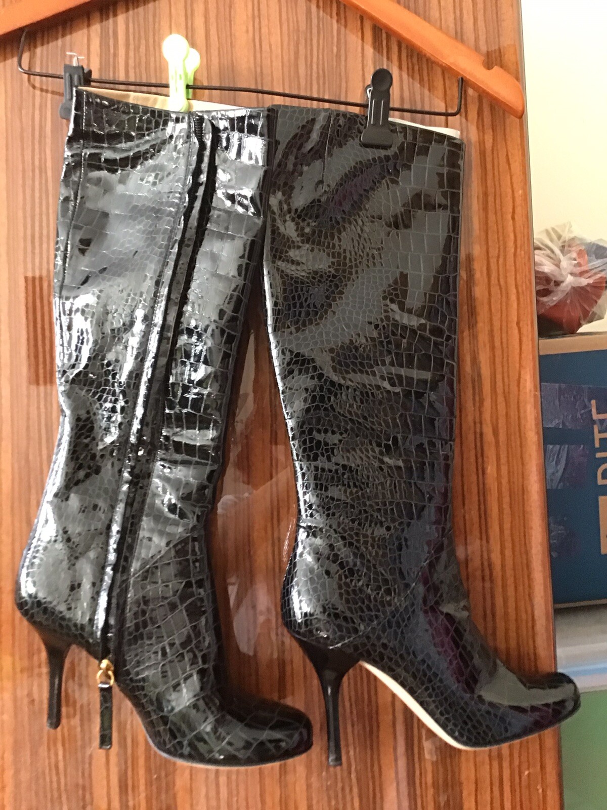 Sergio Rossi Genuine Python  Long Length Boots, P… - image 5