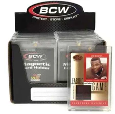 1 BCW Magnetic Card Holders 100 PT Free Shipping Always