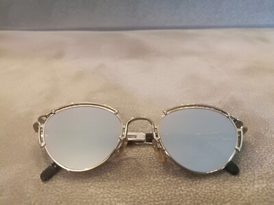 Lunettes De Soleil Jean Paul Gaultier JPG 56-5102 - Argent Miroir - Vintage Neuf Avec étiquettes