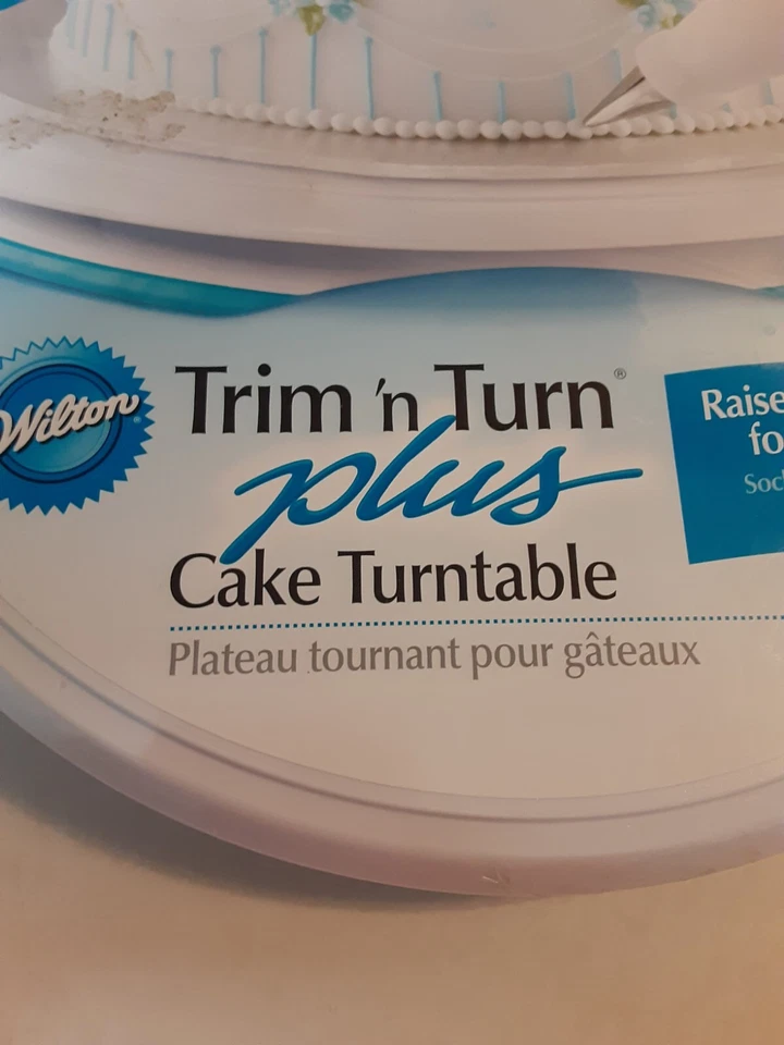 Wilton Trim 'n Turn Plus Cake Turntable Non Slip Base 307-303 Cake Decor NIP NEW - Image 2 of 4