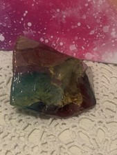 New sealed TS Pink Soap rocks-rainbow fluorit...