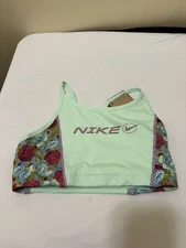 Nike Women's Indy Icon Clash Sports Meisjes Groen Bikini Top DM8432-379 Sz L N68