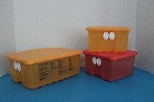 Tupperware FRIDGESMART Set of 3~Apricot~Extend the Freshness of Fruit & Veggies