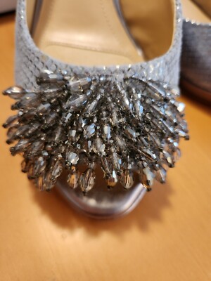 ALEX MARIE MARLA RHINESTONE BEADED CEYLON WOMENS PUMP HEEL
