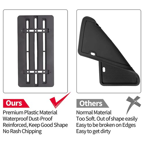 License Plate Frame Bracket Relocator Flat Bumper For Ford F-150 F150 Up To 2022 - Picture 2 of 7