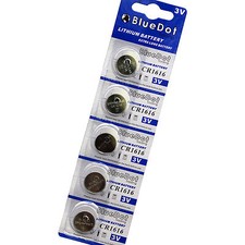 Qty 5  LEXUS KEY REMOTE 3V LITHIUM COIN BATTERY CR1616 CR 1616  Ships from US 