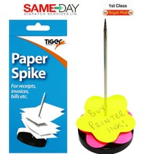 Paper Spike Memo Note Letter Receipt Spike Metal Spike With Holder Receipt