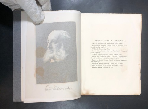 1904 Samuel Edward Herrick Funeral Booklet ~ Memorial Reverend Mass - Picture 7 of 15