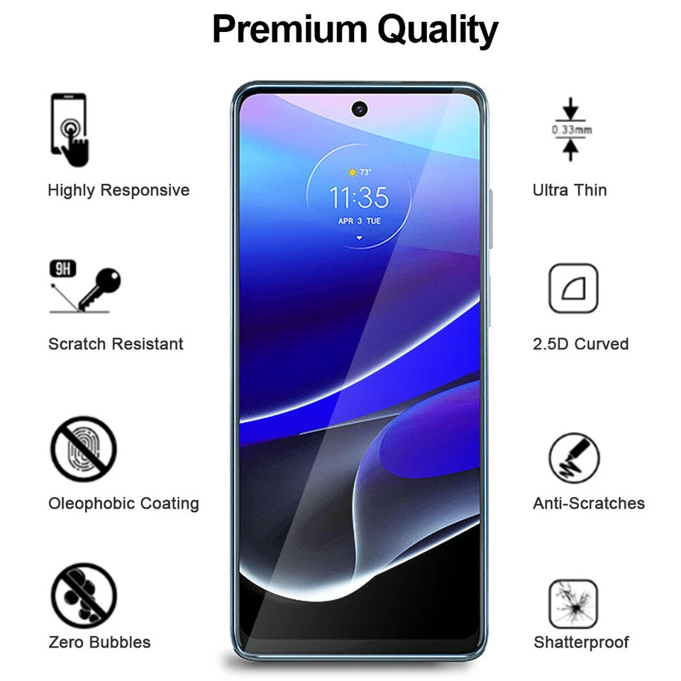 For Motorola Moto G Stylus 5G 2022 / G 5G 2022 Tempered Glass Screen Protector - Image 2 of 4