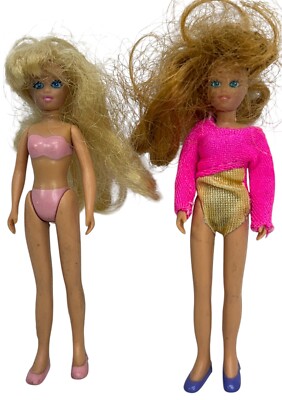 Mes Poupées Adèle et Melanie 着せ替え人形 2) Vintage 1990s Melanie's Mall Mini 3.5