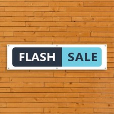 Flash Sale Banner PVC EBSL - 039 Indoor Store Advertise Outdoor Quality Signage