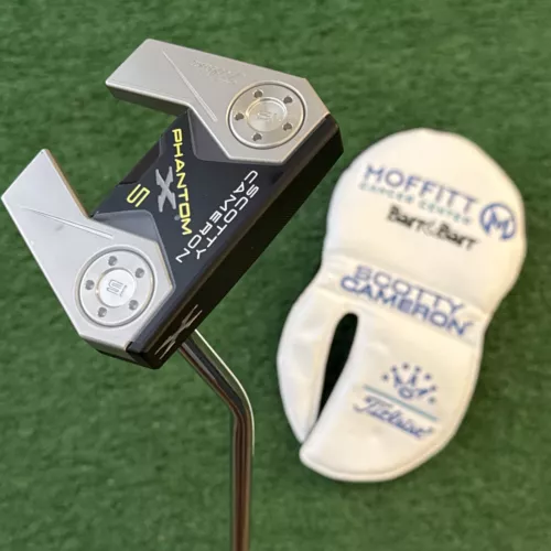 NEW! Titleist Scotty Cameron Phantom X 5 2019 Putter RH 34” Moffitt Cancer HC