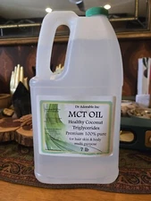 7 LB PURE PREMIUM MCT OIL 100% COCONUT VEGAN by DR.ADORABLE **Exp. 12/2025**