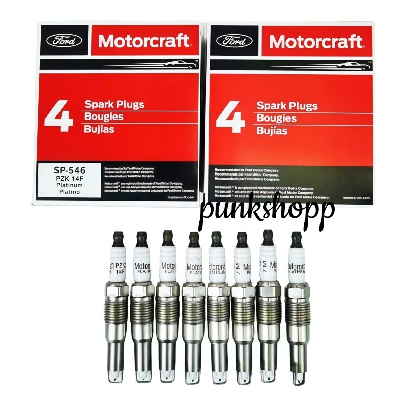 8Pcs Platinum Spark Plugs PZK14F For Motorcraft F150 F250 5.4L F450 F550 SP546