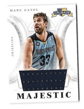 2012-13 Panini Crusade Majestic Materials Marc Gasol Patch #45