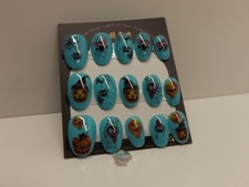 handmade halloween press on nails