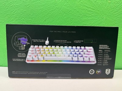 Razer Huntsman Mini Mercury White Clicky Purple Switch New Sealed Fast Shipping