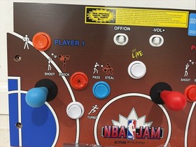Arcade1Up NBA Jam Deluxe W/Wifi PCB & Control Deck