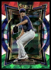 2025 Panini Select #25 Chase Dollander Tri-Color Prizms Colorado Rockies