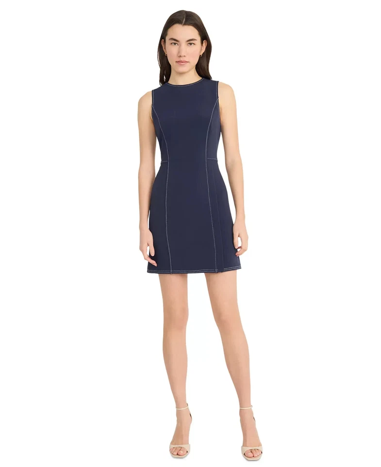 Vestido para mujer Donna Morgan talla 16 cosido en contraste línea A Foto 3 de 4