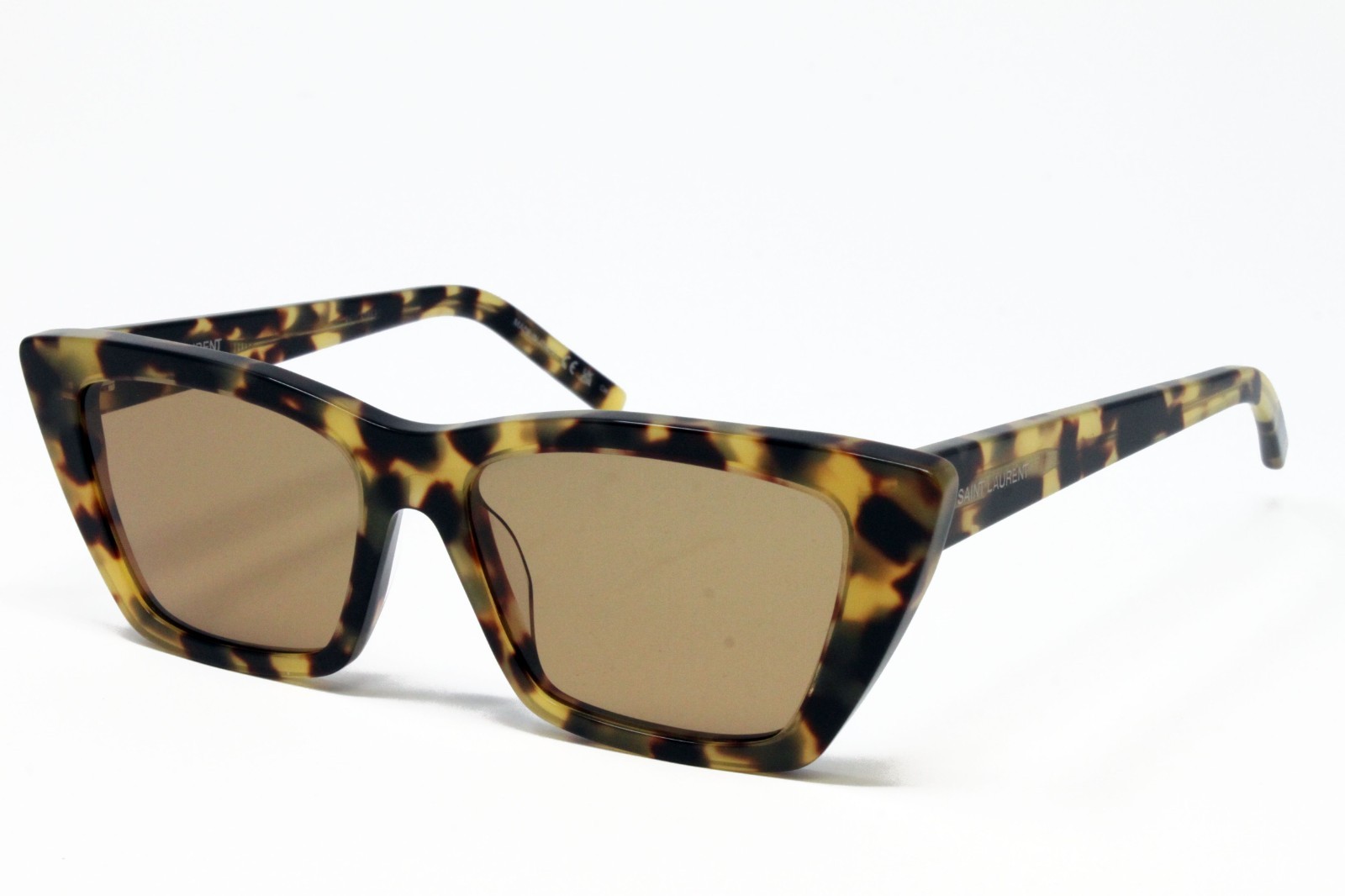 Occhiali da sole donna Saint Laurent SL276MICA 037 avana 53 mm occhio di gatto