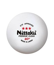 Nittaku Table Tennis Ball 3 Star Premium Clean ITTF Approved  3 Made in Japan