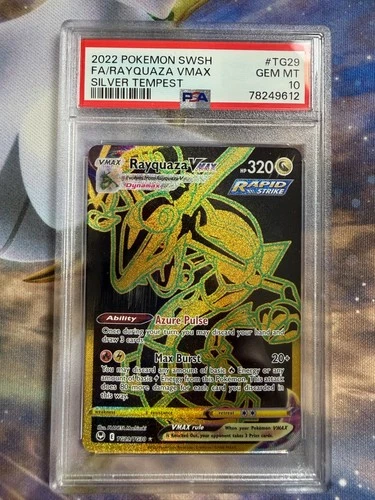 Rayquaza VMax TG29/TG30 Secret Rare PSA 10 TCG SWSH12 Silver Tempest Trainer Gal