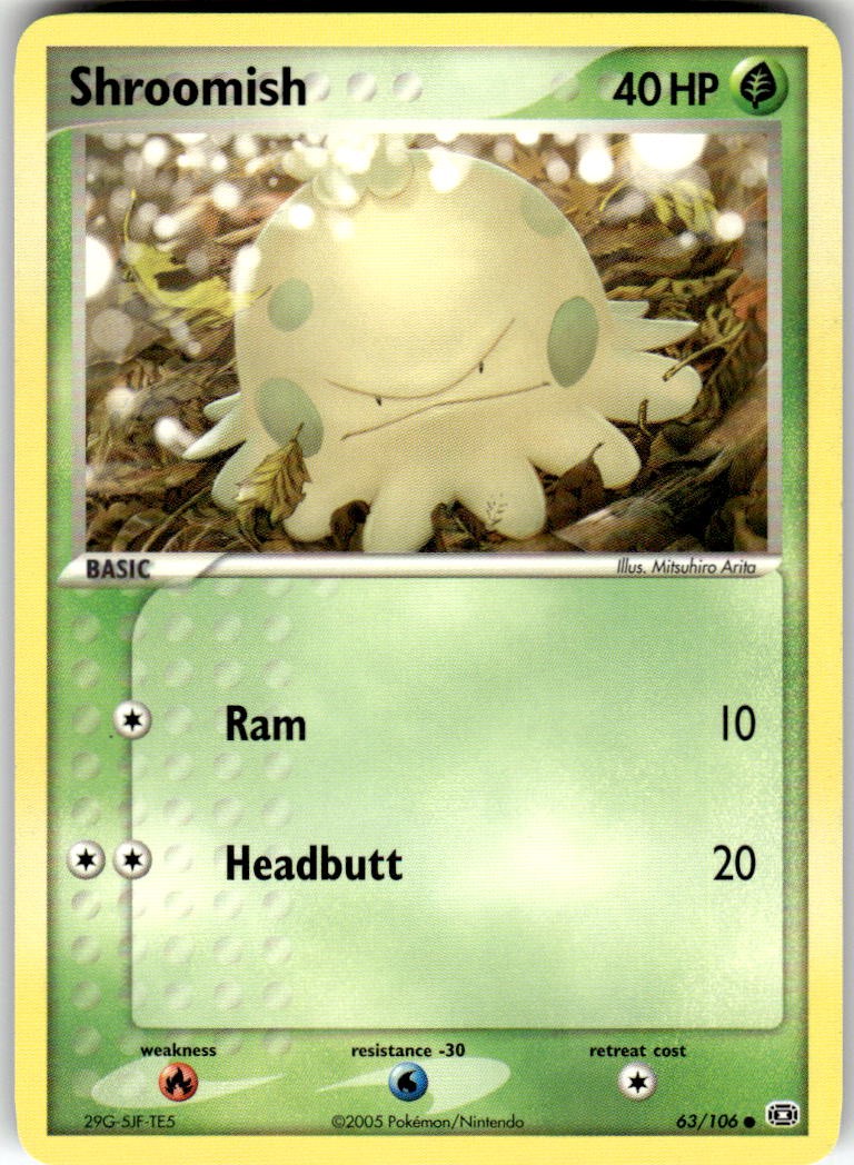 Shroomish EX Emerald 63/106 2005 NM
