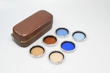 Rollei Rolleiflex Bay Filter Set Filters w/ Case #G456