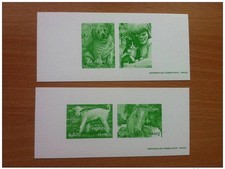 FRANCE 2006 -GRAVURES POSTE 3897 à 3900 JEUNES ANIMAUX CHIOT CHATON POULAIN