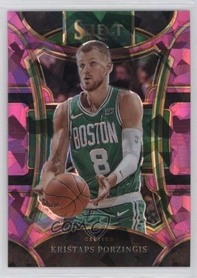 2023 Select Mezzanine Level Pink Cracked Ice Prizm 55/99 Kristaps Porzingis r1p