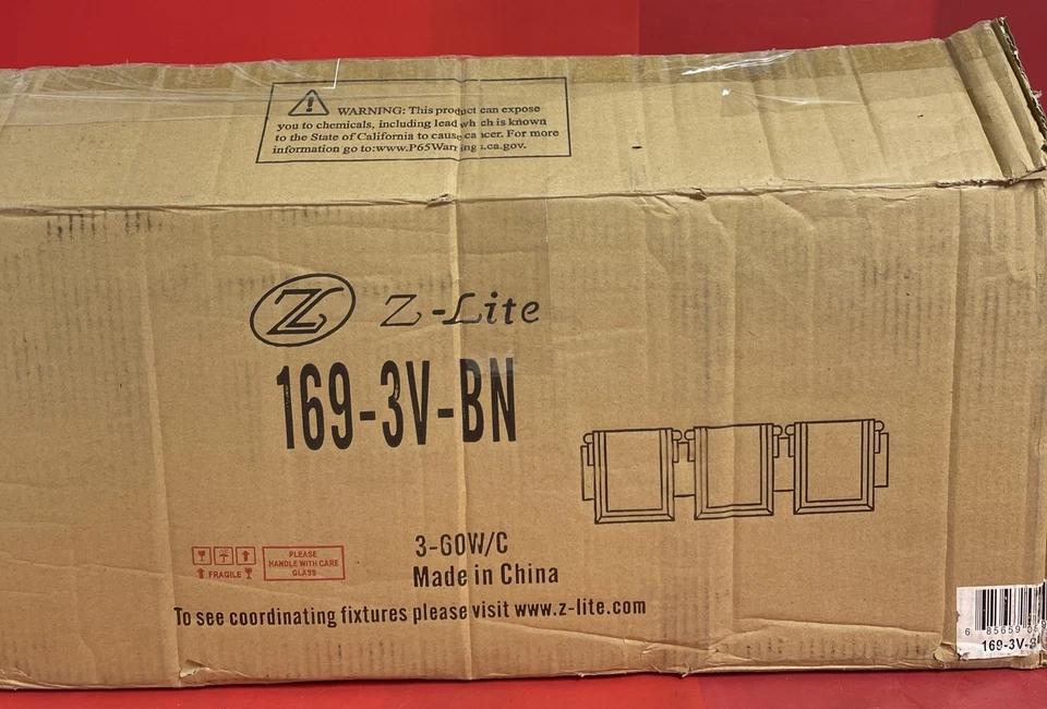 Luz tocador baño Z-Lite 169-3V níquel Zephyr 3 luces 23"W Foto 2 de 4