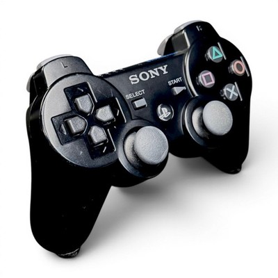 Sony PlayStation 3 PS3 DualShock 3 Controller CECHZC2U Black + NEW Battery