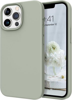 Compatible with  13 Pro Max Case, Liquid Silicone Soft Gel Rubber Slim Case with
