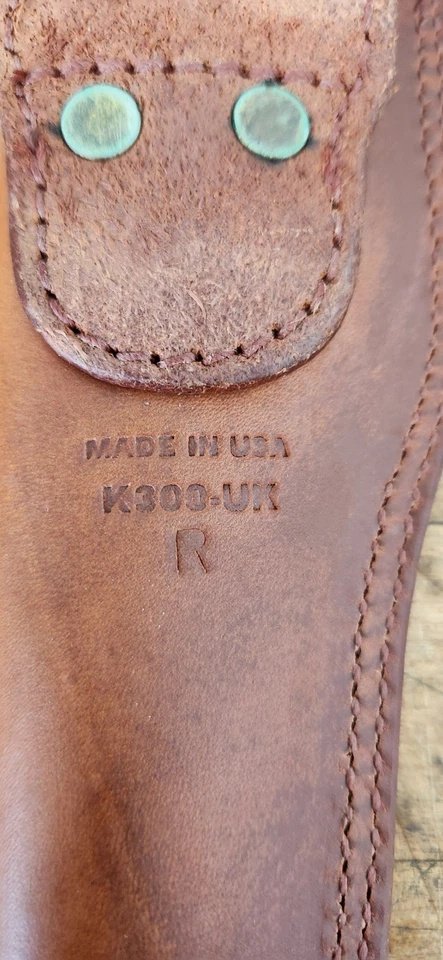 Фиксированный нож Katz Lion King 5,13 дюйма XT80 со стальным лезвием с накладным монтажом и рукоятью из вишневого дерева  - Изображение 4 из 4