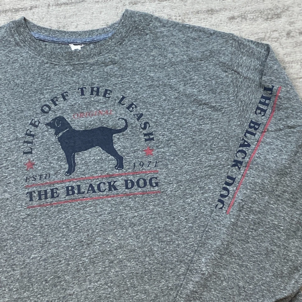 The Black Dog 衬衫 2XL XXL 灰色户外长袖 Marthas Vineyard Prep 男式 — 第 3/4 张图片