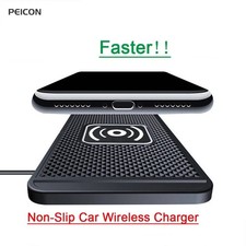 Car Wireless Charging Pad Non Slip Silicone Phone Charger for iPhone Samsung Xia