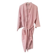 Sea Island Robe Mid Century Striped OS Red White Excellent Loungewear USA Made