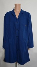 Workrite FR Uniform Blue Lab Coat 2XLG-RG Nomex IIIA Aramid NWT Button Closure