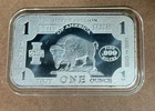(1) 1oz .999 Fine Silver Bar LIBERTY INDIAN HEAD/BUFFALO Sealed