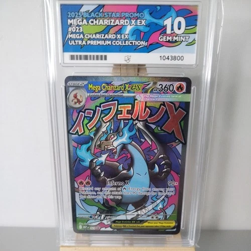 Mega Charizard X Ex | Ultra Premium Collection | Black star Promo | ACE 10 🔥