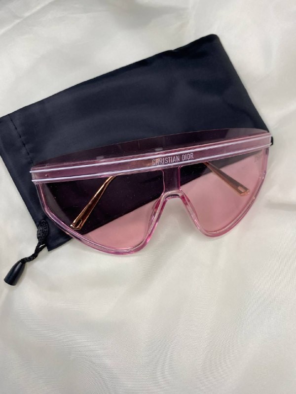 Vintage DIOR Club Visor Pink Shield Sunglasses
