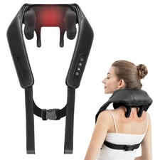 Nekteck Neck Massager, Cordless 6D Shiatsu Neck and Back Massager, Neck Massa...