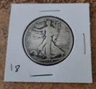 1918 circulated Walking Liberty half dollar