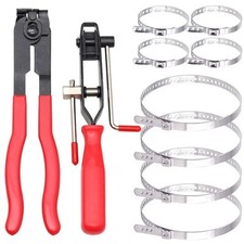 Compact 10Pcs Boot Clamp Tool Set Featuring Reliable Pliers for Car Repairs