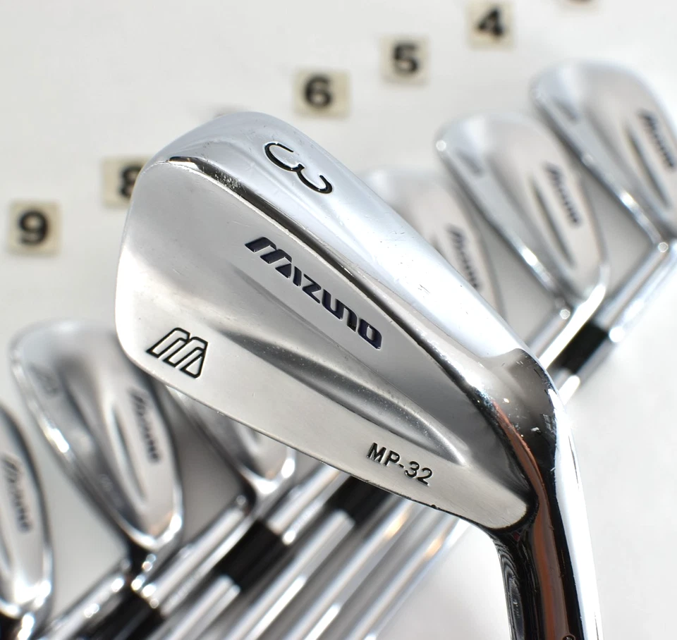 Mizuno MP-32 Forged 8p 3-4-5-6-7-8-9-Pw RH Stiff DG S200 Golf Iron Set Clubs Men - Image 3 of 4