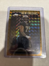 2024 Topps Chrome Taliese Fuaga Rookie Gold Geometric Refractor RC /50