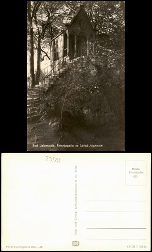 Ansichtskarte Bad Liebenstein Ritterkapelle im Schloß Altenstein 1958