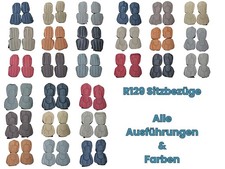 Sitzbez&uuml;ge Set f&uuml;r Mercedes R129 - Alle Farben & Versionen! Glatt & Loch Leder